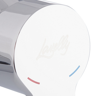 Смеситель для ванны Lavelly Balance хром однорычажный с коротким изливом с лейкой (672217)