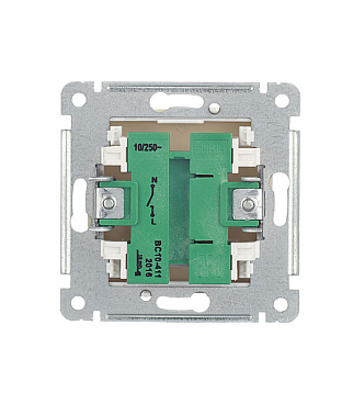 Выключатель Hegel Master одноклавишный встраиваемый слоновая кость (ВС10-411-01)