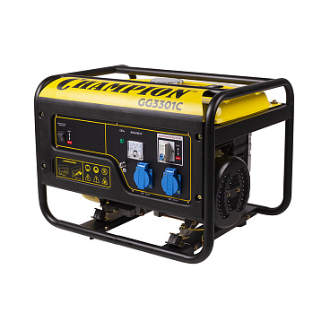 Генератор бензиновый Champion GG3301C 2,8 кВт высокий пусковой ток 7 кВт