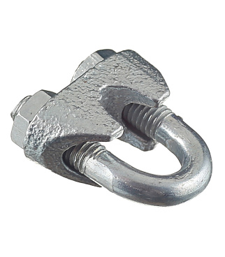 Зажим троса u-образный d6 мм DIN 741 (2 шт.)