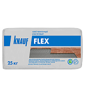 Клей для плитки/ керамогранита/ камня Knauf Флекс эластичный серый класс C2 TE S1 25 кг