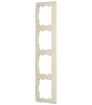 Рамка Hegel Master четырехместная слоновая кость (Р404-01)