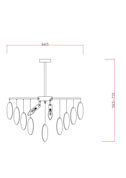 Люстра Freya FR5104PL-06BS2