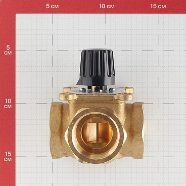 Клапан смесительный Stout 3-х ходовой 1 1/4 ВР(г) под электропривод KVs 15 (SVM-0003-013201)
