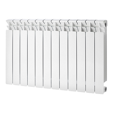 Радиатор биметаллический Rifar Base 500 мм 12 секций 1" боковое подключение белый
