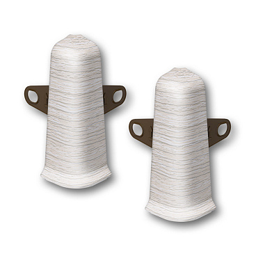 Угол наружный Деконика 70 мм ясень серый Г-профиль (2 шт.)