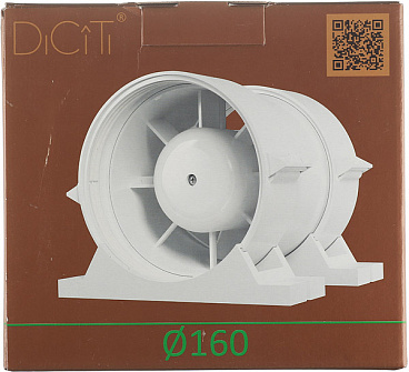 Вентилятор канальный осевой DiCiTi Pro 6 d160 мм