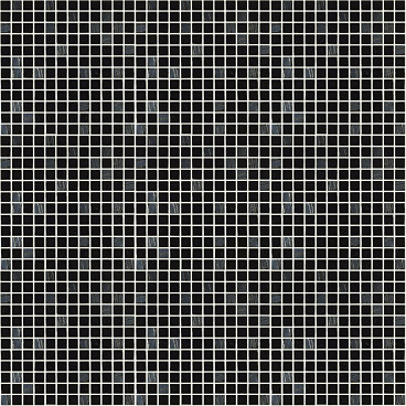 Мозаика Lavelly Smalta черный микс стеклянная 311х311х4,9 мм глянцевая