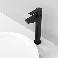 Смеситель для раковины LAPARET Аламера/ALAMERA высокий черный N2016229LPT