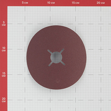 Круг фибровый шлифовальный по металлу VSM 125х22 мм P100 со шлицами