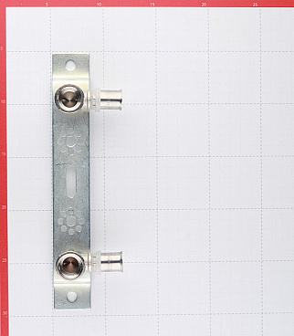 Планка монтажная VALTEC (VTm.224.N.001604) с двумя водорозетками 16(пресс) х 1/2 ВР(г)