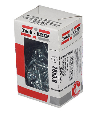 Саморезы универсальные 20x3,0 мм оцинкованные (200 шт.)