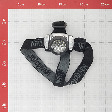 Фонарь налобный Navigator светодиодный 19 LED на батарейках AAA пластик (949171)