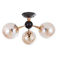 Люстра потолочная Arte Lamp Boston E27 120 Вт 4 кв.м (A4485PL-3BK)