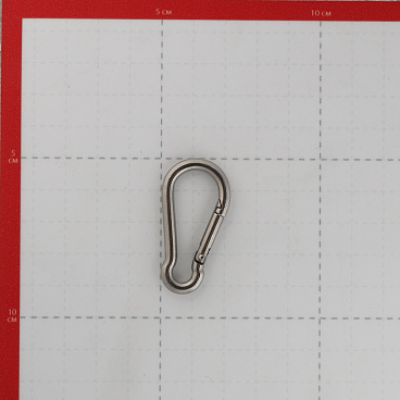 Карабин пожарный d4 мм 40 мм DIN 5299 С нержавеющая сталь