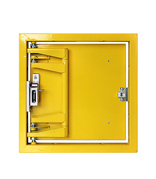 Люк ревизионный под плитку Практика стальной 400х400 мм скрытый