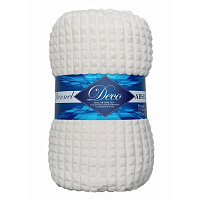 Плед 200х220 см TexRepublic Жаккард микрофибра шампань