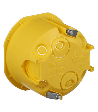 Коробка установочная Systeme Electric для гипсокартона d68х47 мм IP30 (LEX1450414R)