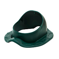 Проходной элемент Поливент для готовой кровли из металлочерепицы зеленый RAL 6020