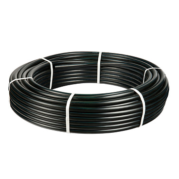 Труба гладкая ПНД 40 мм Геопласт черная (100 м) (5123)