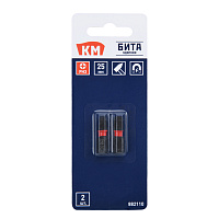 Бита КМ (882110) PH3 магнитная 25 мм ударная (2 шт.)