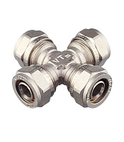 Крестовина VALTEC (VTm.341.N.202020) 20 обж(ц) х 20 обж(ц) х 20 обж(ц) х 20 обж(ц)