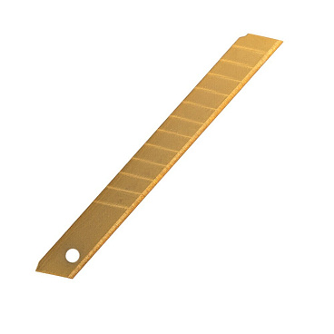 Лезвие для ножа Rage by Vira 9 мм прямое (5 шт.) титановое покрытие сегментированное