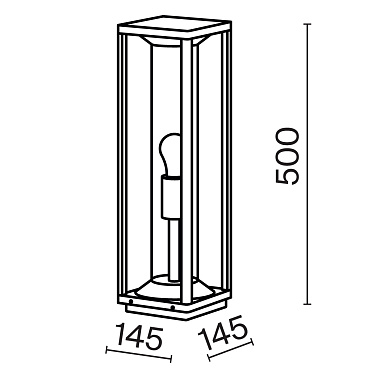 Ландшафтный светильник Outdoor O452FL-01GF1