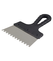 Шпатель зубчатый 150х6 мм с пластиковой ручкой (CS06-150/6299)
