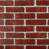 Пленка самоклеящаяся декоративная для мебели кирпич красная 0,45х8 м Рыжий кот