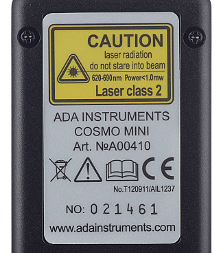Дальномер лазерный Ada Cosmo mini 30 30 м (А00410)