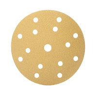 Диск шлифовальный КМ Gold d150 мм P120 на липучку бумажная основа (5 шт.)