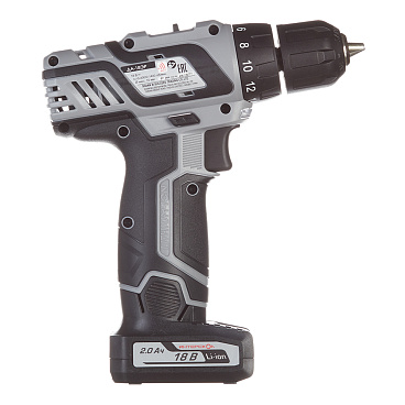 Дрель-шуруповерт аккумуляторная Интерскол Да-18ЭР 18 В 2 Ач Li-Ion 2 АКБ и ЗУ (436.2.2.20)