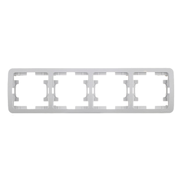 Рамка Makel Mimoza четырехместная белая (22039)