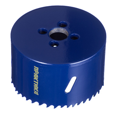 Коронка биметаллическая Практика (036-049) универсальная d76 мм