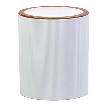 Ведро для мусора Fixsen White Boom FX-412-6 с крышкой 5 л пластик белое