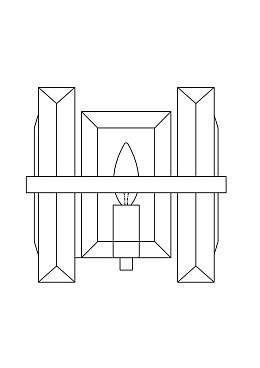 Настенный светильник (бра) Maytoni MOD201WL-01N