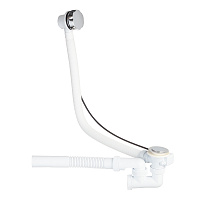 Сифон для ванны Wirquin Virplast 1 1/2х40 мм регулируемый с выпуском d50 мм с соединением 40 мм (30982476)