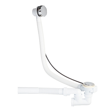 Сифон для ванны Wirquin Virplast 1 1/2х40 мм регулируемый с выпуском d50 мм с соединением 40 мм (30982476)