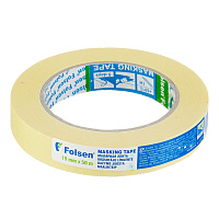 Лента малярная Folsen желтая 19 мм 50 м (02319)