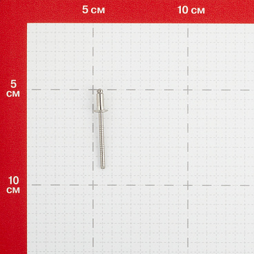 Заклепка вытяжная 4,0x8 мм нержавеющая сталь/нержавеющая сталь (100 шт.)