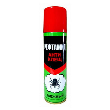 Средство для защиты от клещей аэрозоль Рефтамид Таежный 145 мл