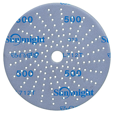 Диск шлифовальный Sunmight Ceramic d150 мм P500 на липучку пленочная основа (5 шт.)