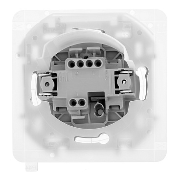 Переключатель Legrand Inspiria одноклавишный встраиваемый алюминий (673672)
