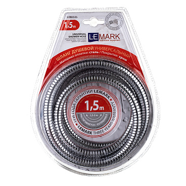 Шланг для душа Lemark 2000 мм металл хром (LE8032S)