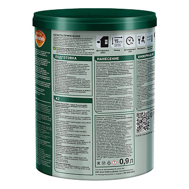 Антисептик Пинотекс/Omnitex Classic Plus 3 в 1 декоративный для дерева ель натуральная 0,9 л