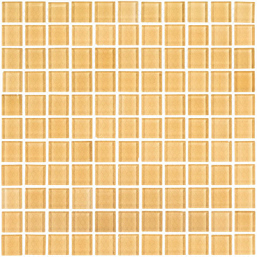Мозаика Mir Mosaic Natural Color palette бежевая стеклянная 300х300х4 мм глянцевая