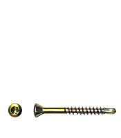 Саморезы для массивной доски 30x3,2 мм желтые (500 шт.)