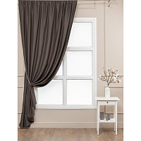 Штора блэкаут коричневая 160х270 см Amore Mio (99107)