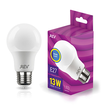 Лампа светодиодная Rev E27 2700К 13 Вт 1040 Лм 180-240 В груша A60 матовая диммируемая